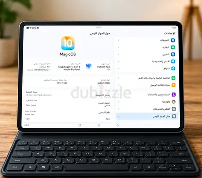 Honor Pad 10 tablet with keyboard case — excellent condition