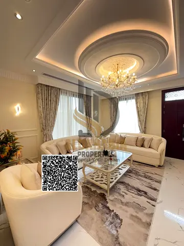 🏡 فيلا فاخرة للبيع في الزاهية | شاملة الأثاث والمكيفات ورسوم التسجيل والتمليك 🇦🇪 الوصف باللغة العربية ✨ فرصة مميزة لامتلاك فيلا فاخرة في منطقة