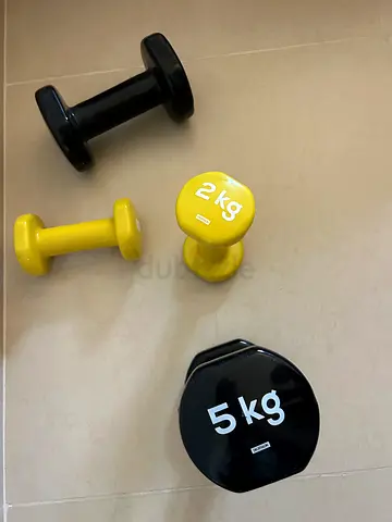 Fitness Dumbbells Twin 2 kg and 5 kg