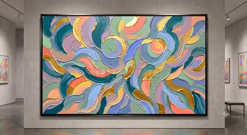 Hand painted canvas painting customization available