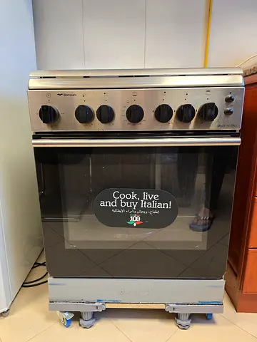Freestanding Electric Oven with Cooktop - Stainless Steel