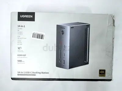 UGREEN 14-in-1 USB-C Docking Station - 4K 120Hz - HDMI + DP - 10Gbps - Gigabit LAN