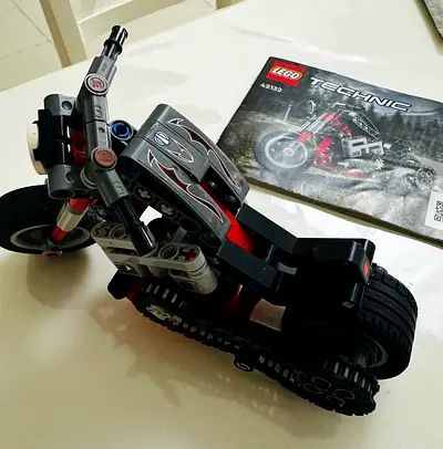 LEGO Technic 42132 Chopper (assembled) with manual