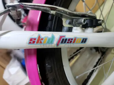 Kids Skid Fusion Bicycle - Small Pink/White Kids Bike
