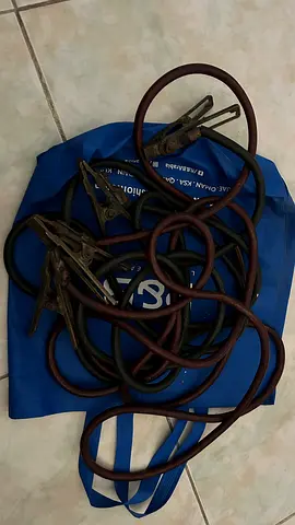 Used Heavy-Duty Jumper Cables (Set) - Functional, Fair Condition