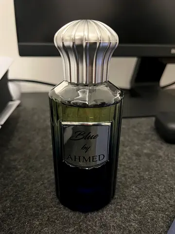 Blue by Ahmed Al magribi- Mens Eau de Parfum (used once bottle) 45aed , 30 aed