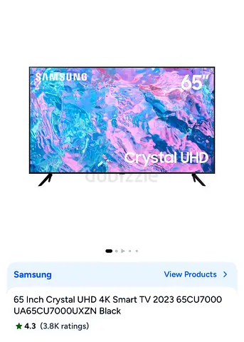 Samsung TV 65 inch