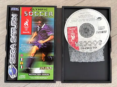 Sega Saturn - Olympic Soccer (US Gold) with Manual and Disc
