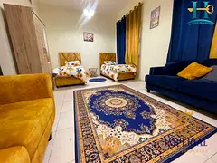 A furnished studio with a separate kitchen on Kuwait Street in Al-Na’imiyah 2