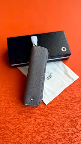 Mont Blanc 1-PEN POUCH WITH ZIP IN SARTORIAL LEATHER With Original Packaging