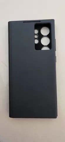 S25 ULTRA Black camera-cut phone case with card pocket (used)