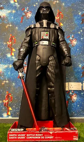 Rare Discontinued Star Wars Darth Vader Battle Buddy 48” Interactive Figure | Sounds Moving Light