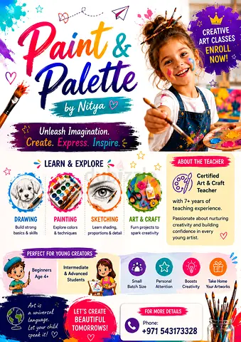 Art  Phonics Classes for Kids