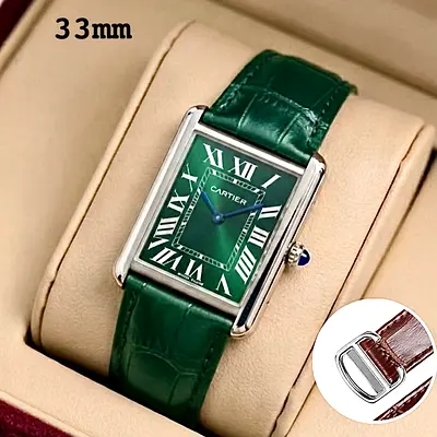 Cartier tank 33mm womens watch