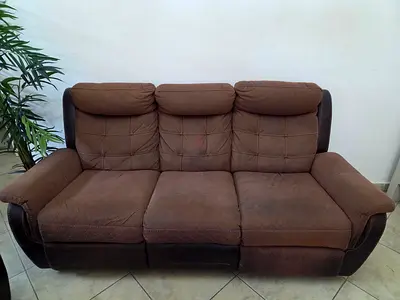 Pan Emirates Leather Recliner Sofa Set (Relocating Sale) 3+2