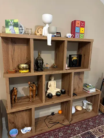 WOODEN DISPLAY UNIT IKEA