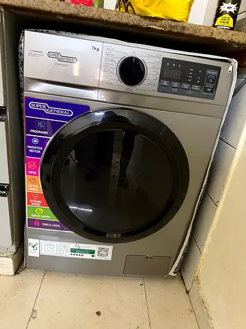 7kg Front Load Washing Machine - Good Working Condition only 1 year used and under warranty