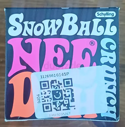 NeeDoh Snowball Crunch Stress Toy - New in Box