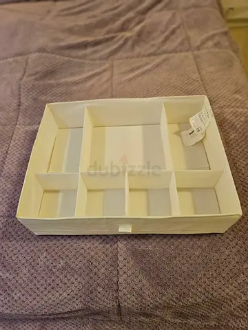 Ikea Fabric Drawer Organizer with Multiple Compartments