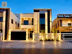 In our latest project in Al Alia, a luxurious 5-bedroom villa with a glass elevator and central air