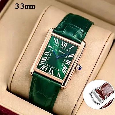 Cartier tank 33mm womens watch