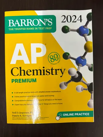 Barrons AP Chemistry Premium 2024 (Paperback)