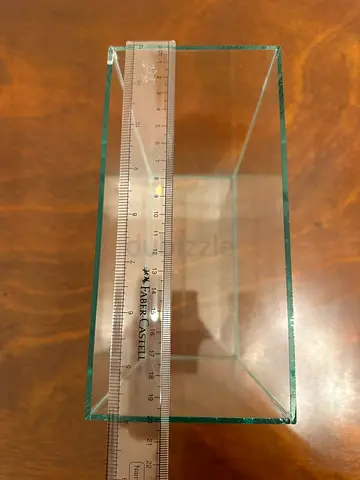 Fish Tank Glass Rectangular Display  Terrarium (used)