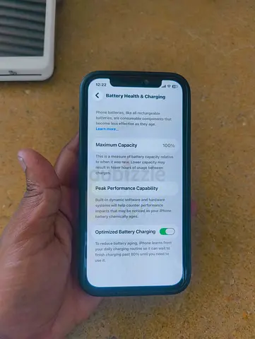 iPhone with 100% Battery Health - Good Condition