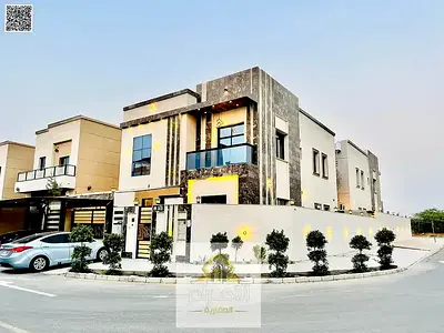 Luxury corner villa for sale with a large built-up area, price includes electricity, water, and air conditioning.