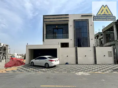 فيلا للإيجار في الياسمين عجمان أمام المسجد بموقع مميز 5 غرف ماستر ثاني ساكن بتكييف مركزي