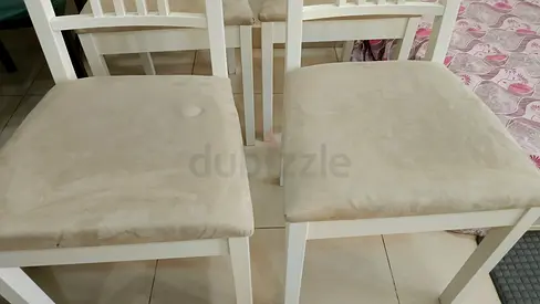 IKEA 4 Dining Chairs for 120 AED, MRP 600-800 AED