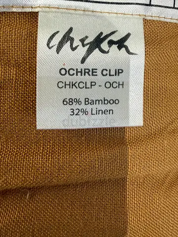Chekoh Clip Baby Carrier | Ochre Bamboo Linen | Includes Wash Bag | Excellent Condition