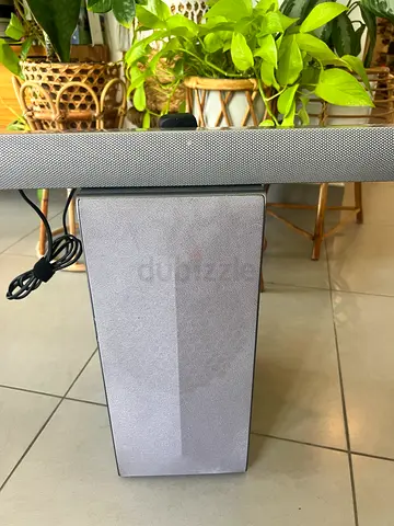 Silver Soundbar with Subwoofer