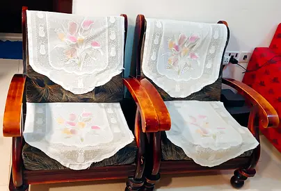 2 seater wooden set