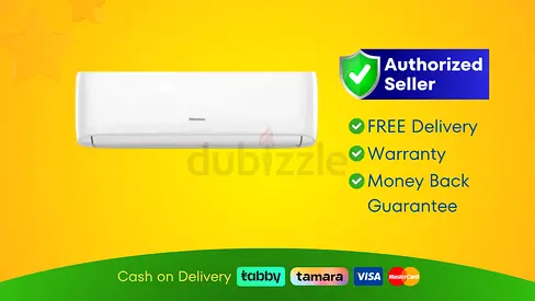 AC 1 TON INVERTER SPLIT AIR CONDITIONER HISENSE | Brand New | 12 Month Warranty | FREE  Delivery