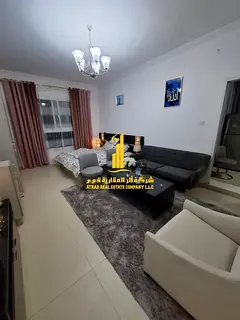 A golden opportunity! Luxurious, fully furnished studio apartment for monthly rent in Al Yasmin Towe