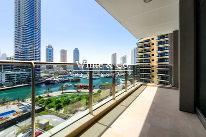 Marina Views | Unfurnished | Maids Room