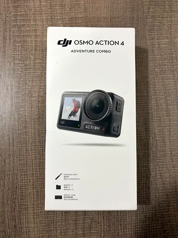 DJI Osmo Action 4 Adventure Combo + 512GB SD Card - Open Box (Tested Once)