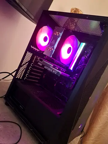 Black pc setup