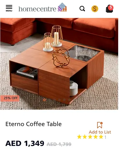 Centerpiece table home center