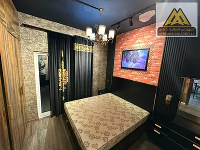 Fully Furnished 1-Bedroom Apartment with Private Parking for Annual Rent - City Towers, Al Nuaimia