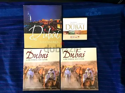 4 VINTAGE DUBAI TRAVEL BOOKS