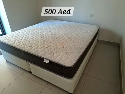 Comfortable Bed with Mattress and Base move-out