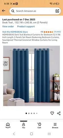 Blackout curtains 132 x 243 m