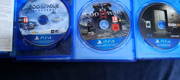 3 games $% of war Ragnarok, and resident evil biohazard and $% of war 2018