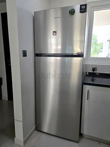 Hisense 2-Door Stainless Steel Refrigerator - 599 Ltrs - available from 27-7-26