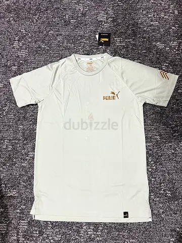 Puma Mens Light Grey Short Sleeve T-Shirt - Size Tag Attached