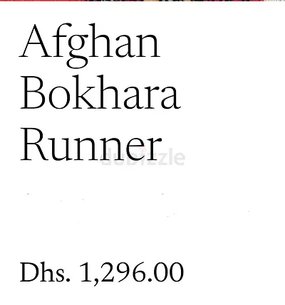 Afghan Bokhara Runner Rug - Authentic Hand-Knotted Runner
