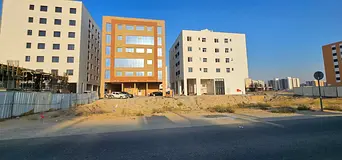Residential-commercial plot for sale in the Al Jurf 17 area, Emirate of Ajman. Building permit allow