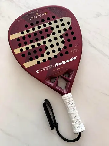 Bullpadel Vertex 03 Padel Racket - Burgundy, Great Condition